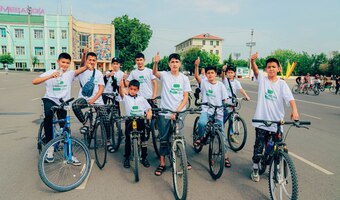 Компания MegaCom открыла велосезон-2022 в городе Оше