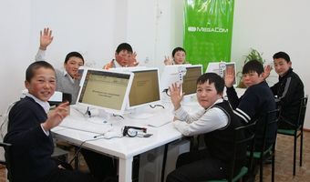 Открытие компьютерного класса в рамках проекта «Mega Билим» в с.Боконбаево
