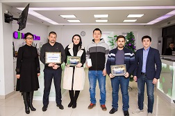 Сегодня в головном офисе MegaCom были награждены победители первого ежемесячного розыгрыша лотереи «Новоселье» от мобильного оператора MegaCom и строительной компании «Оргтехстрой».